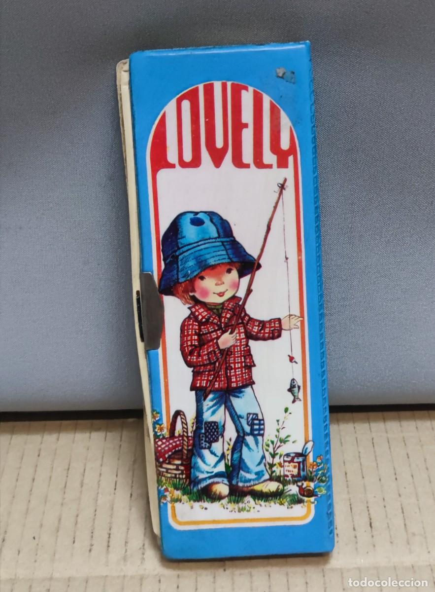 Altes Spielzeug und Spiele: Antiguo estuche de l&aacute;pices