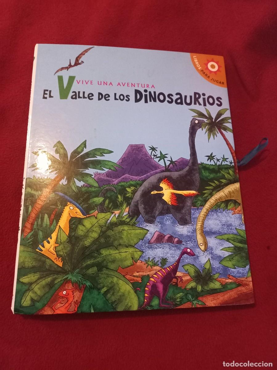 Juguetes antiguos y Juegos de colecci&oacute;n: EL VALLE DE LOS DINOSAURIOS - VIVE UNA AVENTURA - ED. SANTILLANA - LIBRO JUEGO POP-UP