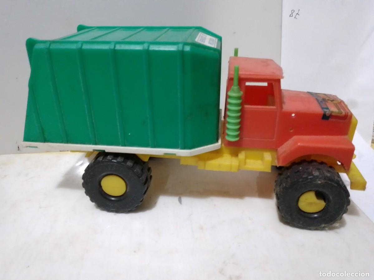 Juguetes antiguos y Juegos de colecci&oacute;n: Antiguo camion de recogida de basuras