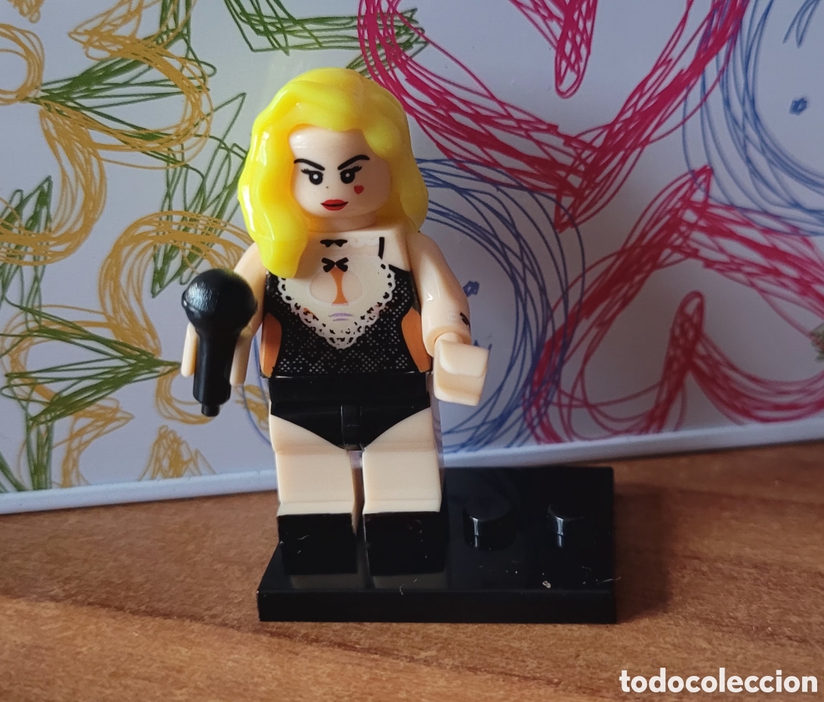 Juguetes antiguos y Juegos de colecci&oacute;n: Madonna minifigura bloques