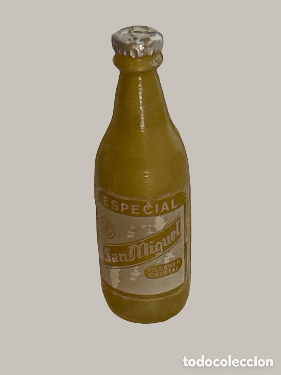 Juguetes antiguos y Juegos de colecci&oacute;n: Botella de juguete cerveza san miguel