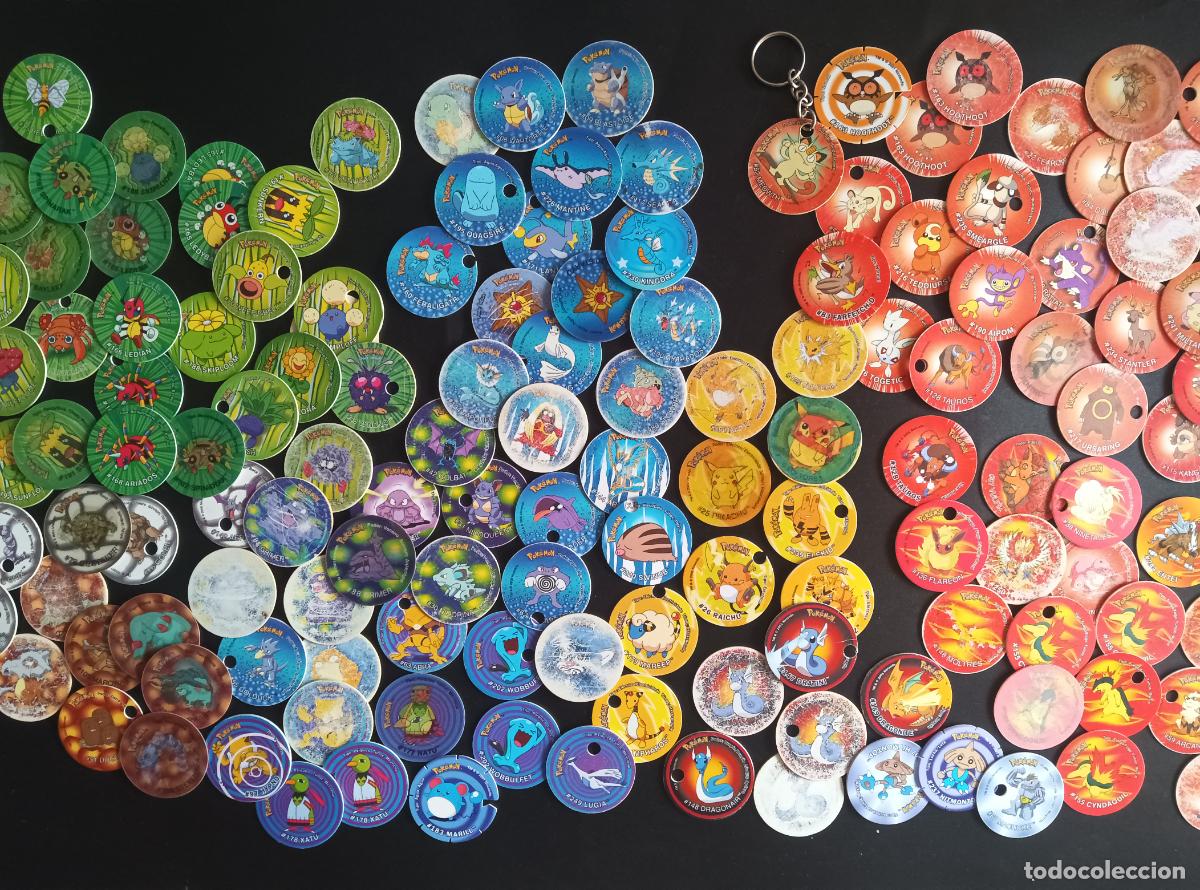 Juguetes antiguos y Juegos de colecci&oacute;n: POKEMON, LOTE GIGANTE DE 156 TAZOS - POKEMON SERIE 1, 2,3 & 4 DE MATUTANO-