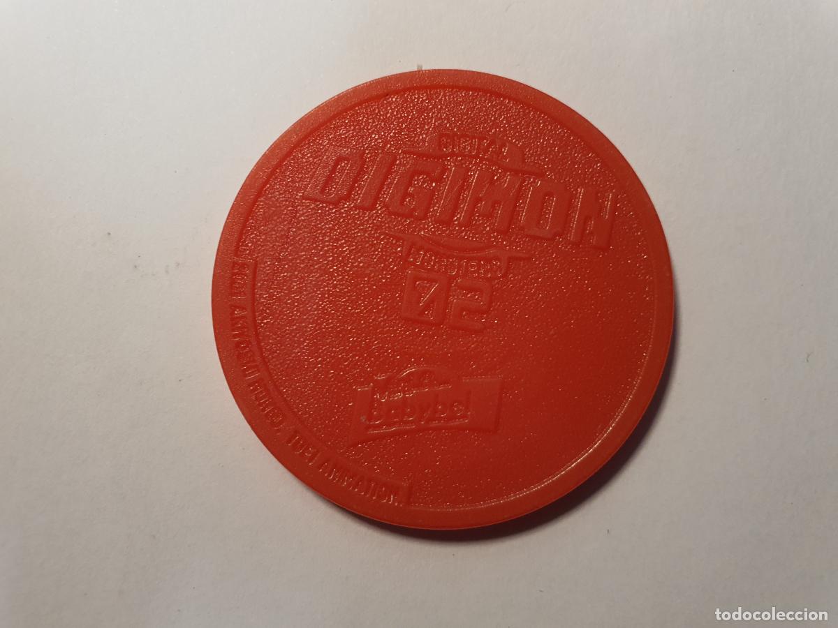 Juguetes antiguos y Juegos de colecci&oacute;n: TAZO MASTER BABYBEL -- DIGIMON 02 - ROJO