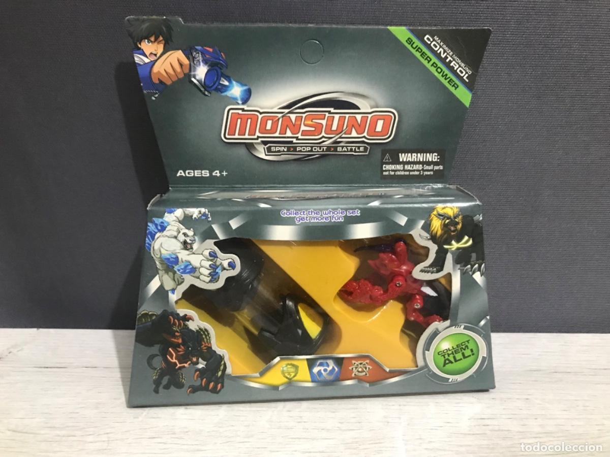 Altes Spielzeug und Spiele: Bl&iacute;ster monsuna spin pop out battle