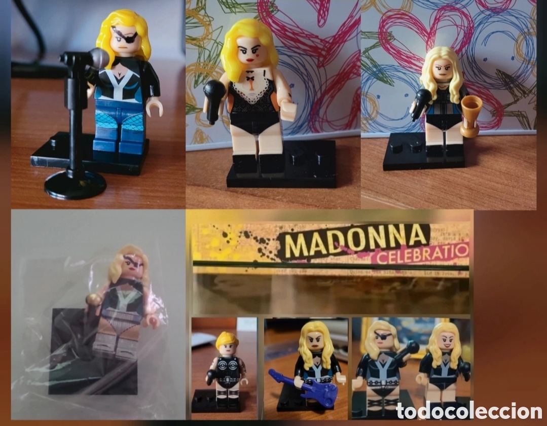Juguetes antiguos y Juegos de colecci&oacute;n: Madonna lote completo 8 modelos minifiguras