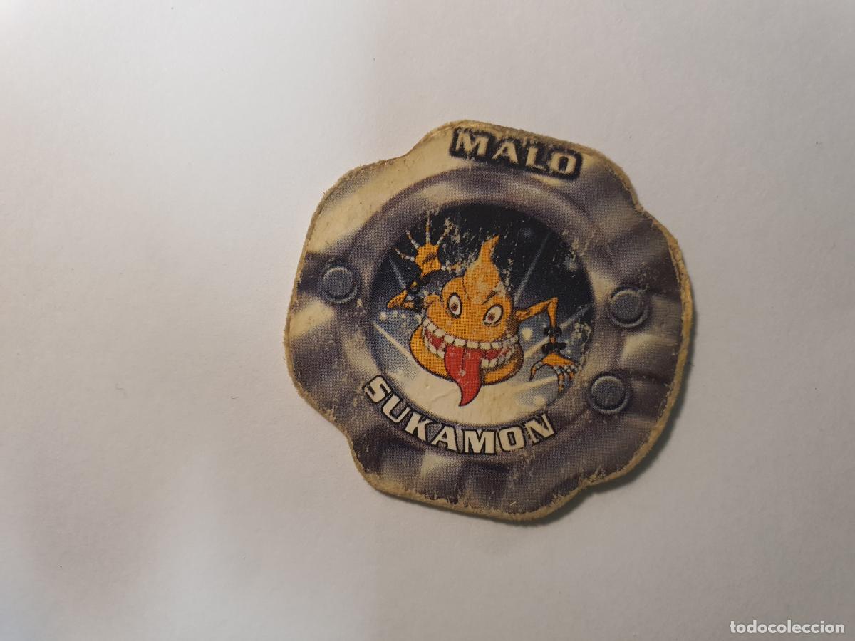 Juguetes antiguos y Juegos de colecci&oacute;n: TAZO DIGIMON 2000 - RELOJ CHICLE VIDAL - N&ordm; SUKAMON