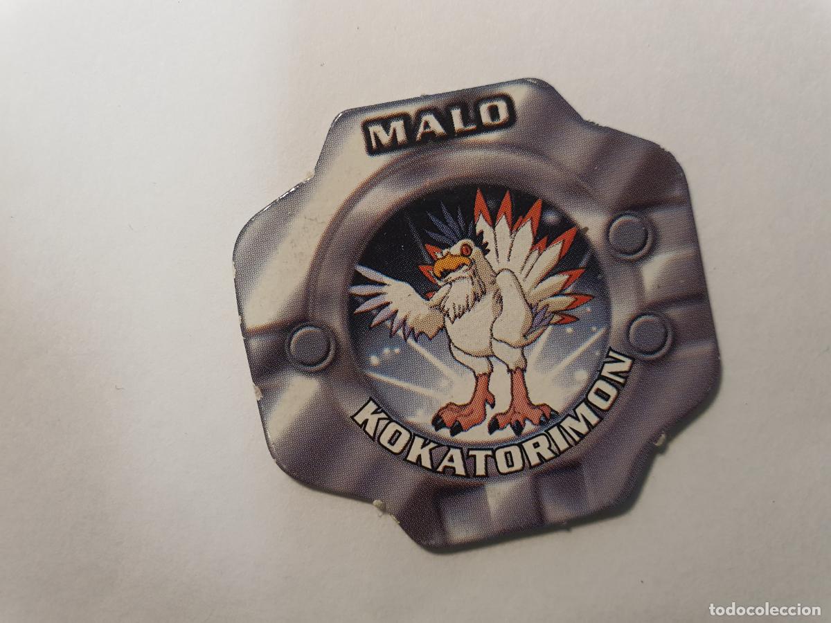Juguetes antiguos y Juegos de colecci&oacute;n: TAZO DIGIMON 2000 - RELOJ CHICLE VIDAL - N&ordm; KOKATORIMON