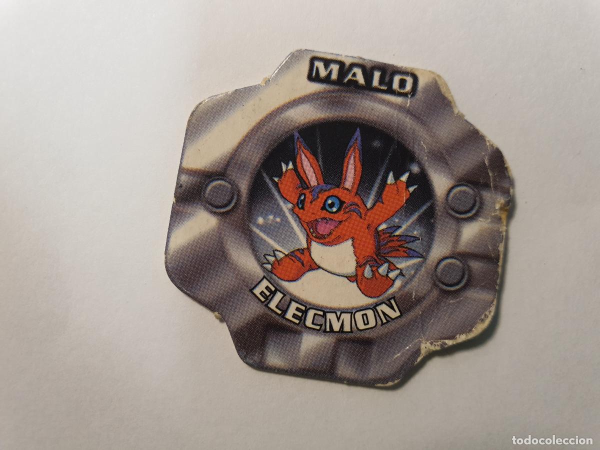 Juguetes antiguos y Juegos de colecci&oacute;n: TAZO DIGIMON 2000 - RELOJ CHICLE VIDAL - N&ordm; ELECMON