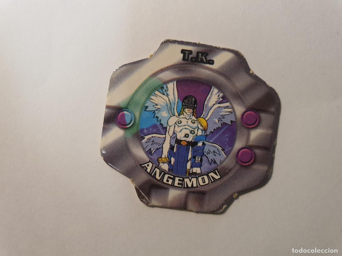 Juguetes antiguos y Juegos de colecci&oacute;n: TAZO DIGIMON 2000 - RELOJ CHICLE VIDAL - N&ordm; ANGEMON