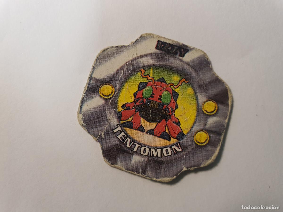 Juguetes antiguos y Juegos de colecci&oacute;n: TAZO DIGIMON 2000 - RELOJ CHICLE VIDAL - N&ordm; TENTOMON