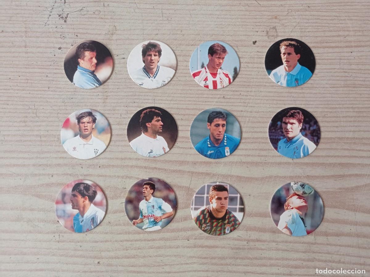 Altes Spielzeug und Spiele: Lote 12 Tazos Carton Futbol Liga 95-96 Caps Panini