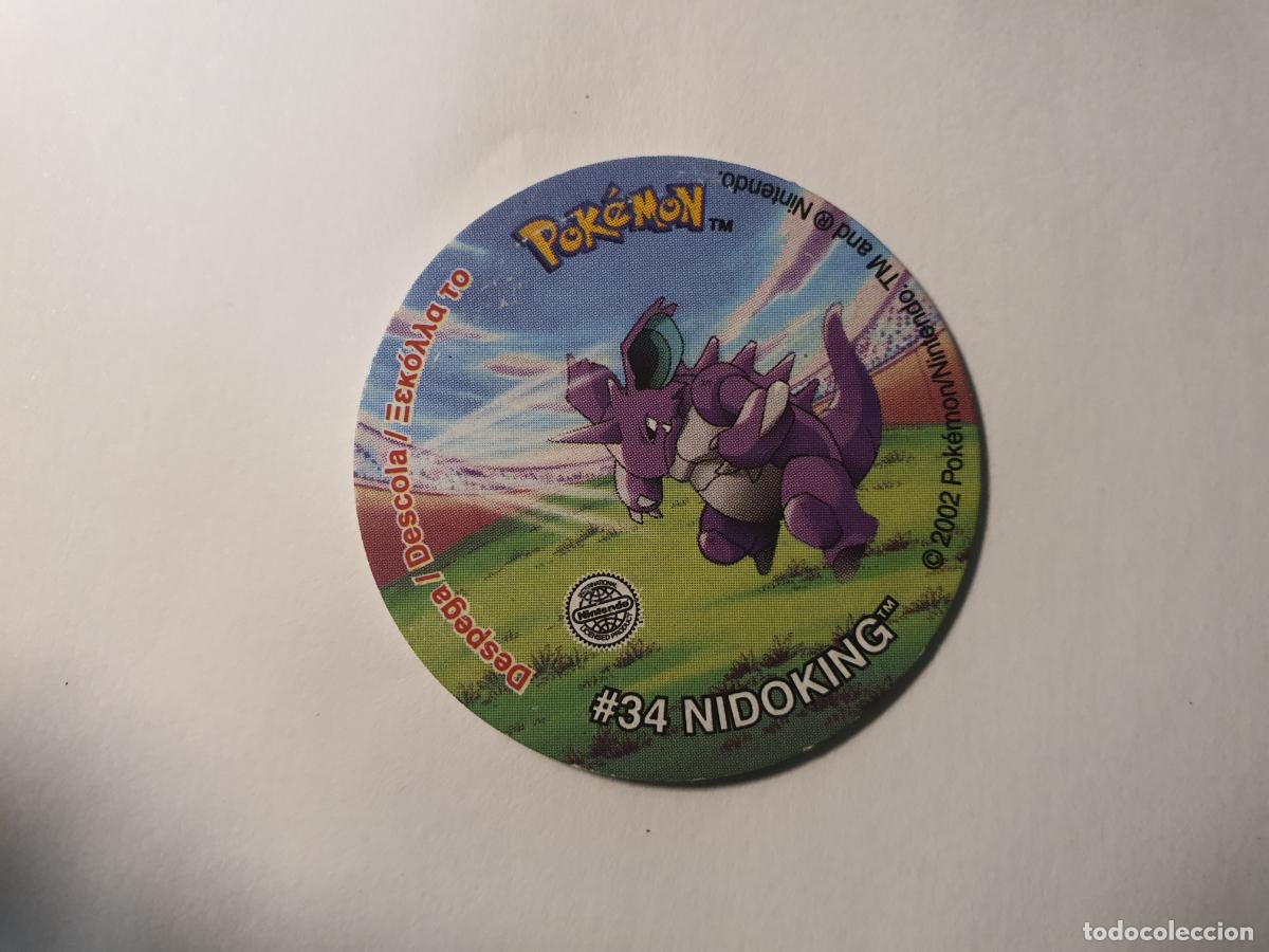 Brinquedos antigos e Jogos de cole&ccedil;&atilde;o: TAZO POKEMON -- A&Ntilde;O 2002 -- POKEMON TAZOS LEAGUE 2 -- MATUTANO - ESPA&Ntilde;A -- N&ordm; 34 CON PEGATINA
