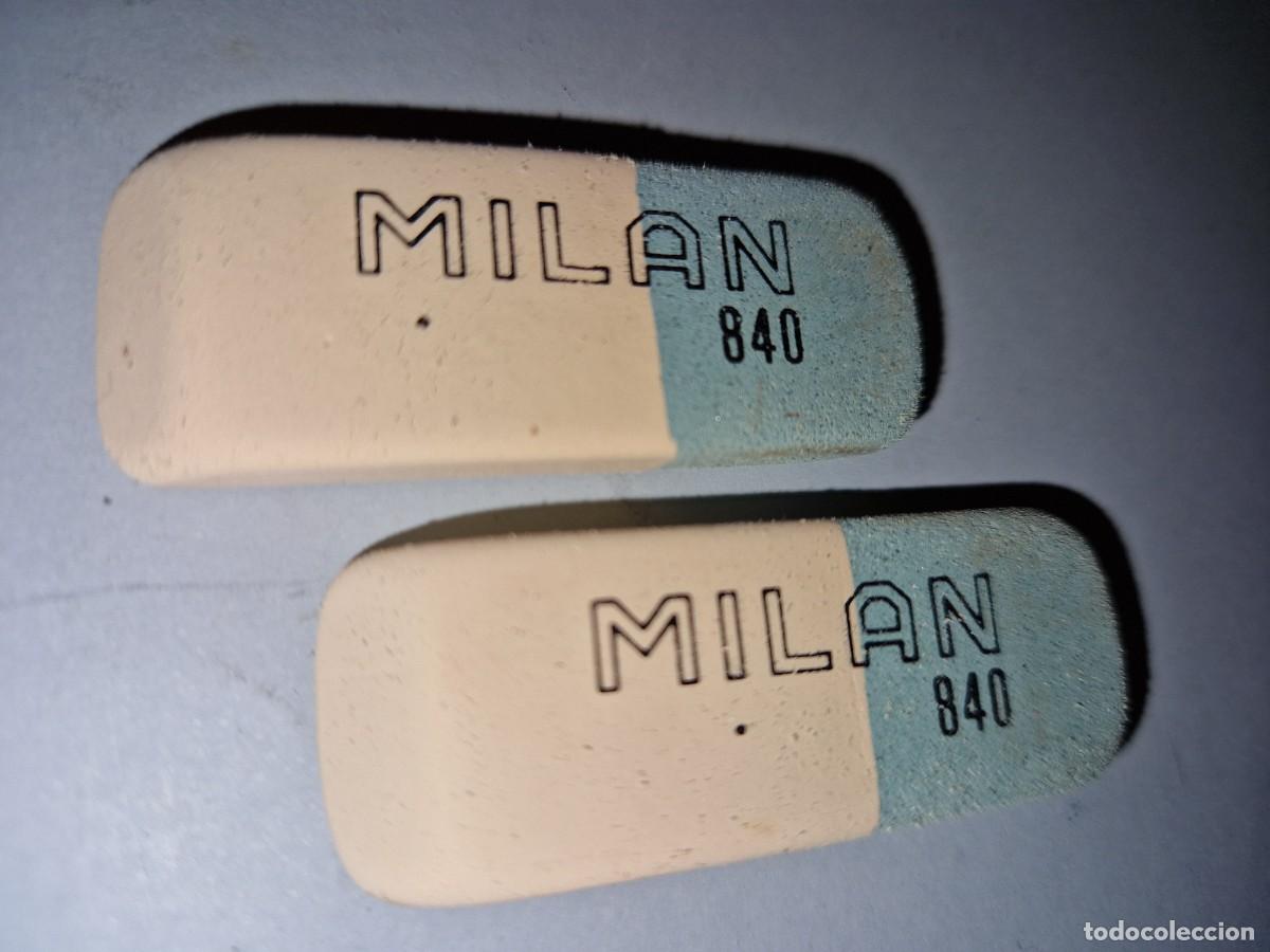 Juguetes antiguos y juegos de colecci&oacute;n: GOMAS DE BORRAR MILAN 840
