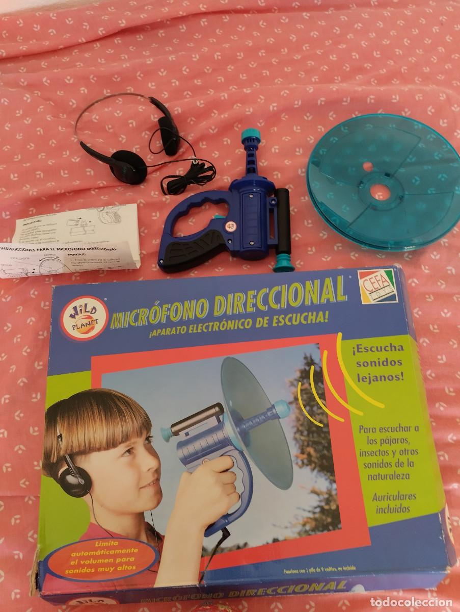 Juguetes antiguos y Juegos de colecci&oacute;n: microfono direccional con su caja