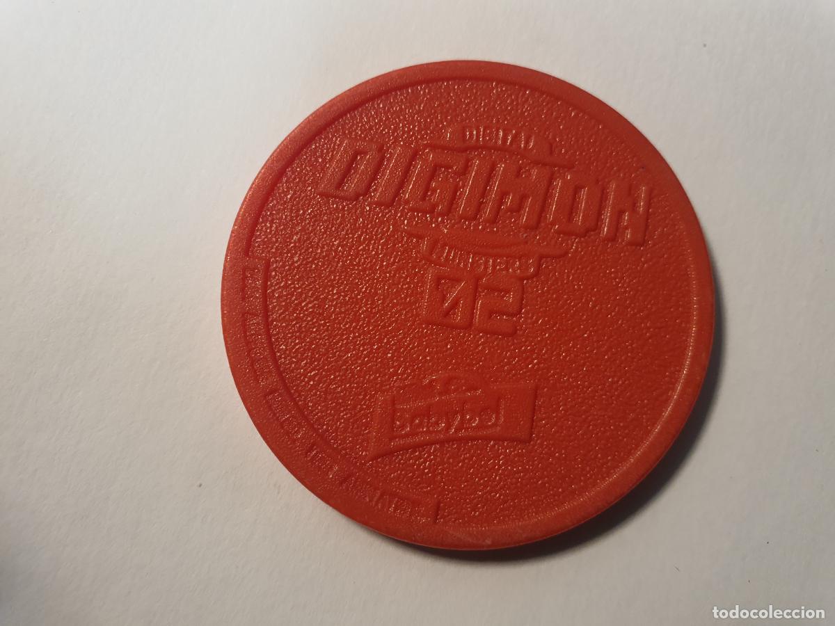 Juguetes antiguos y Juegos de colecci&oacute;n: TAZO MASTER BABYBEL -- DIGIMON 02 - ROJO