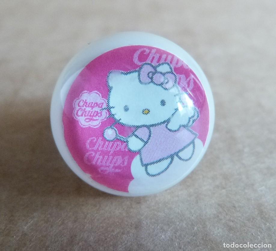 Juguetes antiguos y Juegos de colecci&oacute;n: Anillo Hello Kitty Chupa Chups para ni&ntilde;a - Firmado Sanrio