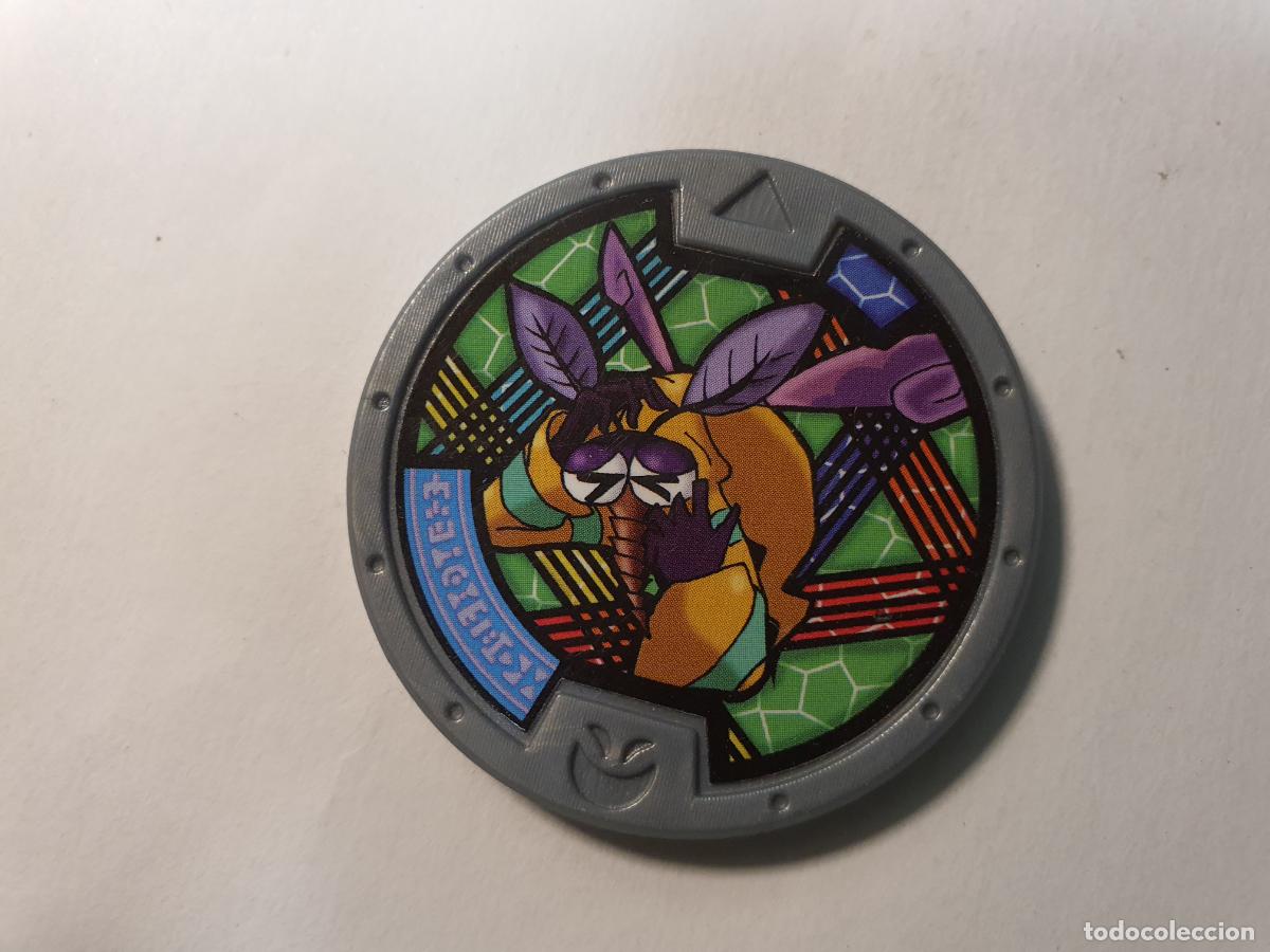 Antique Toys and Collectible Games: TAZO MEDALLA YOKAI YO KAI WATCH A&Ntilde;O 2015 HASBRO - HAS1143