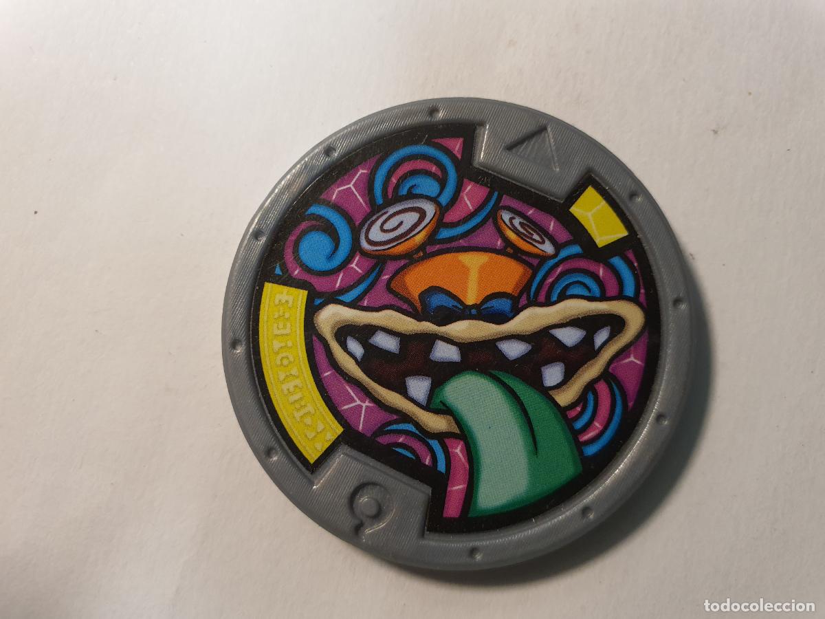 Antique Toys and Collectible Games: TAZO MEDALLA YOKAI YO KAI WATCH A&Ntilde;O 2015 HASBRO - HAS1029
