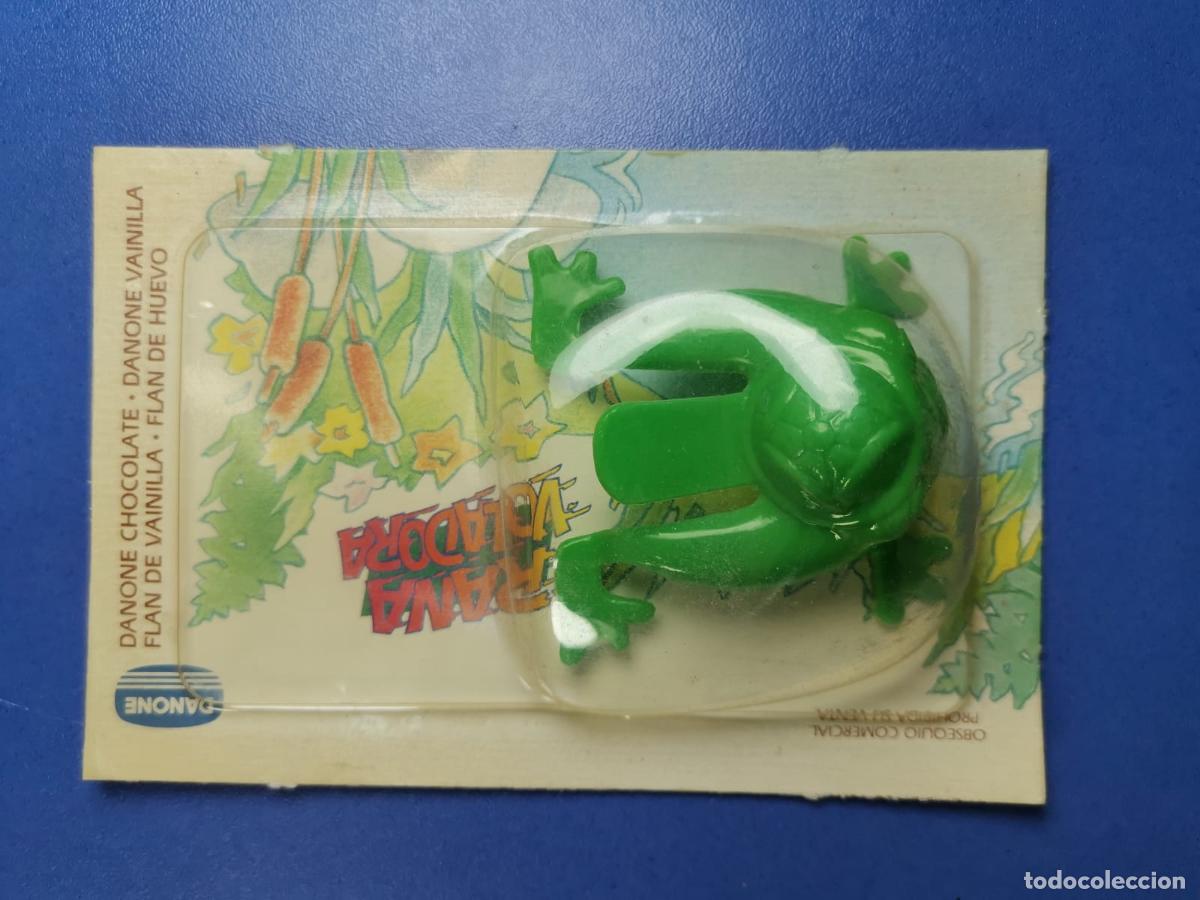 Brinquedos antigos e Jogos de cole&ccedil;&atilde;o: RANA VOLADORA VERDE - SIN ABRIR - OBSEQUIO PROMOCIONAL DE DANONE - A&Ntilde;OS 90