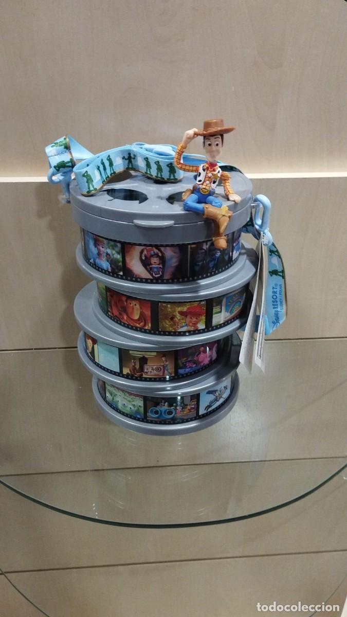 Juguetes antiguos y juegos de colecci&oacute;n: Cubo de palomitas de ma&iacute;z iluminado de Toy Story