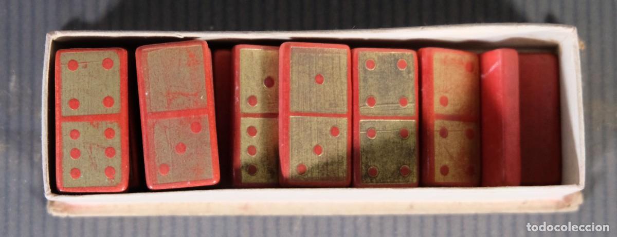 Brinquedos antigos e Jogos de cole&ccedil;&atilde;o: Juego Domino en caja roja