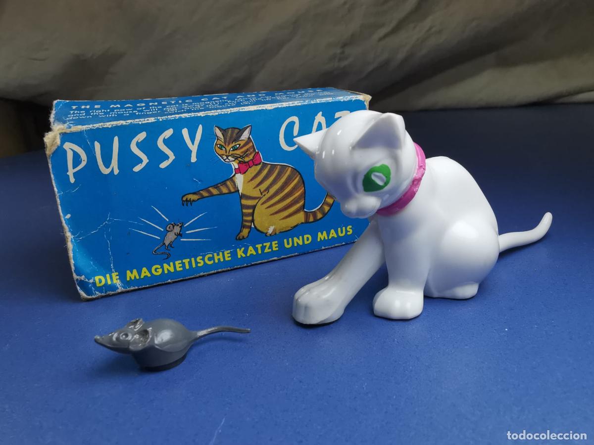 Brinquedos antigos e Jogos de cole&ccedil;&atilde;o: PUSSY CAT - JUGUETE MAGNETICO GATO Y RATON - DB. PATENT