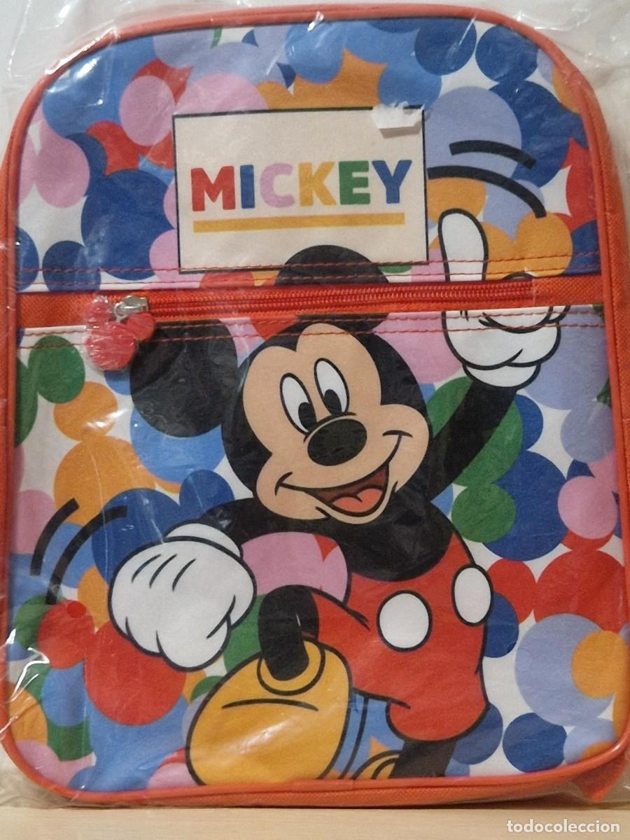 Juguetes antiguos y juegos de colecci&oacute;n: Mochila Mickey Mouse peque&ntilde;a infantil