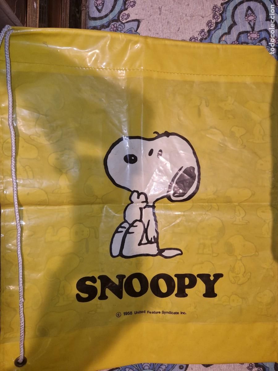 Juguetes antiguos y Juegos de colecci&oacute;n: SNOOPY BOLSA - ANTIGUO BOLSO