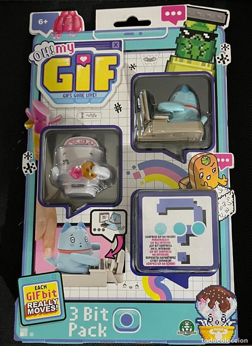 Juguetes antiguos y juegos de colecci&oacute;n: 3 Bit Pack - Oh! My Gif - Giochi Preziosi