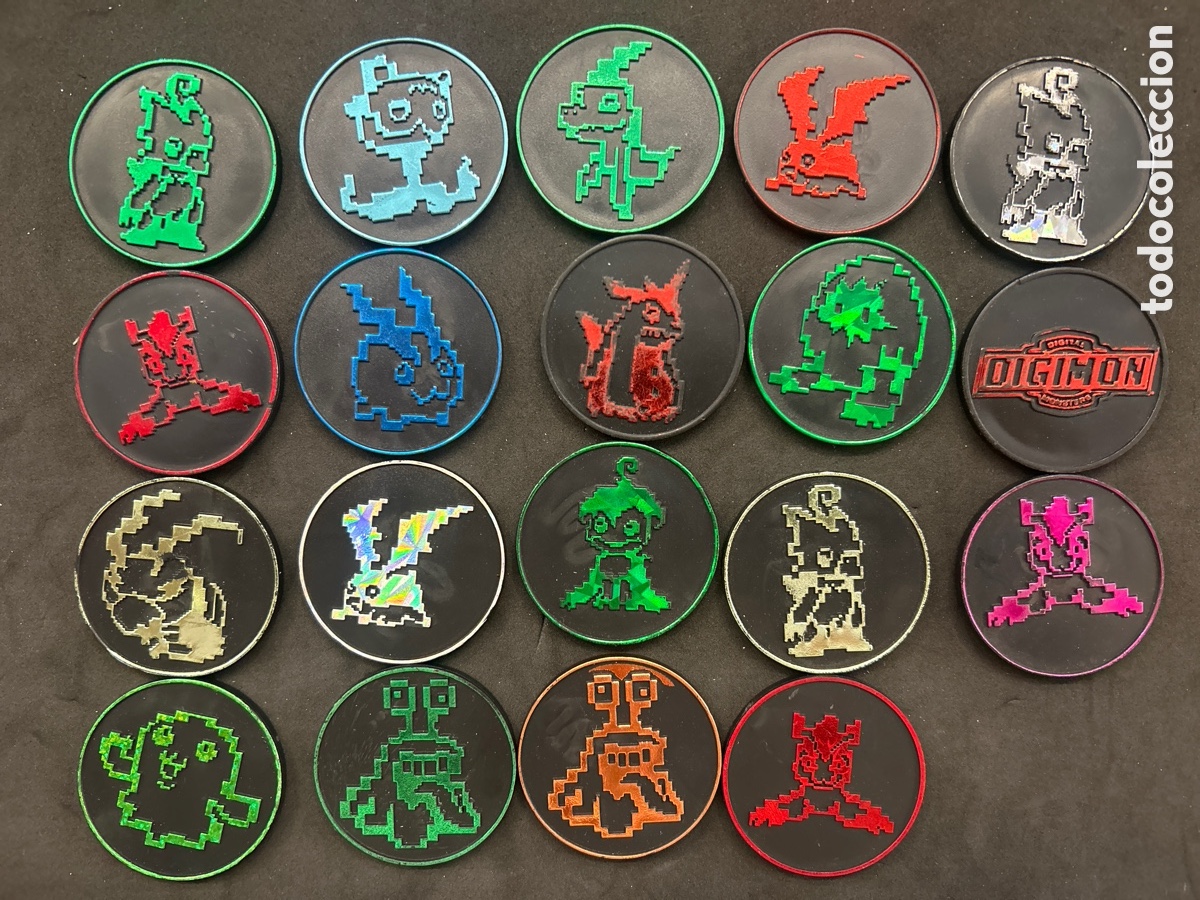Juguetes antiguos y Juegos de colecci&oacute;n: Lote 19 Master Tazo Digimon W.C.F