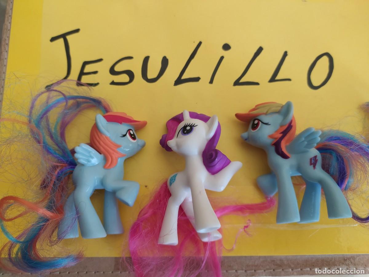 Juguetes antiguos y Juegos de colecci&oacute;n: TRES FIGURAS MY LITTLE PONY MY PEQUE&Ntilde;O PONY