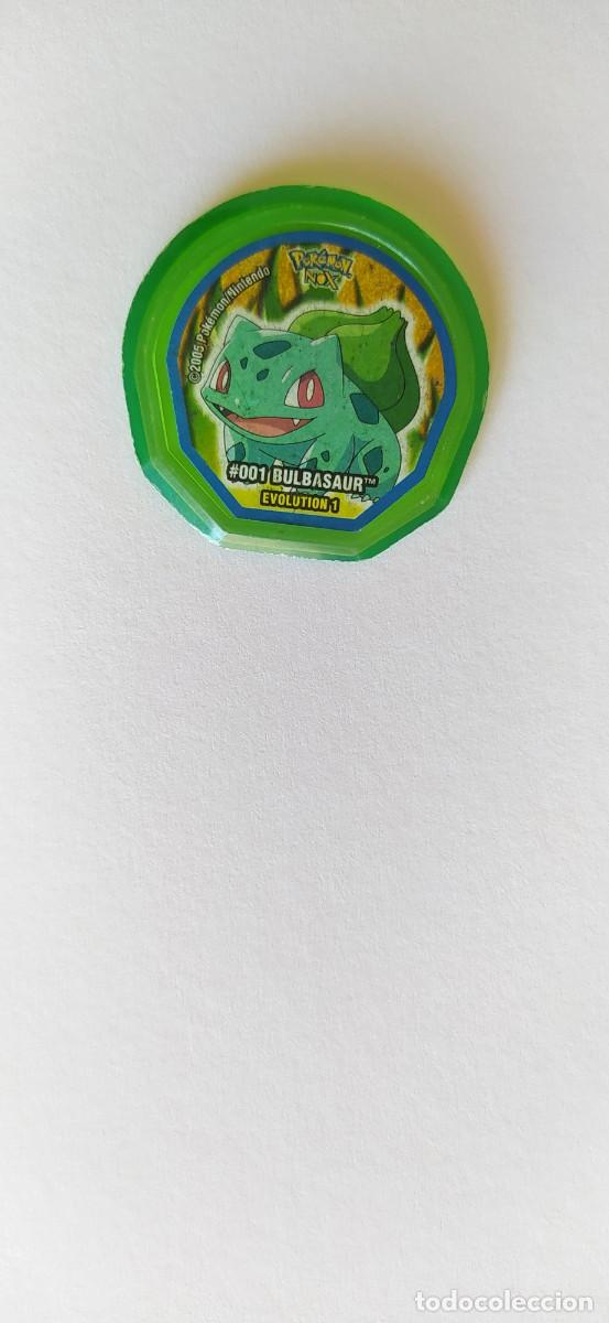 Juguetes antiguos y Juegos de colecci&oacute;n: TAZOS TAZOS POKEMON NOX NINTENDO 2005 N&deg;001 BULBASAUR Evolution 1