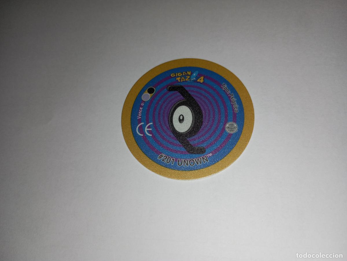 Jouets Anciens et Jeux de collection: Tazo Pokemon Gigantazos 4 serie oro POKEMON 201 Unown Matutano Nintendo
