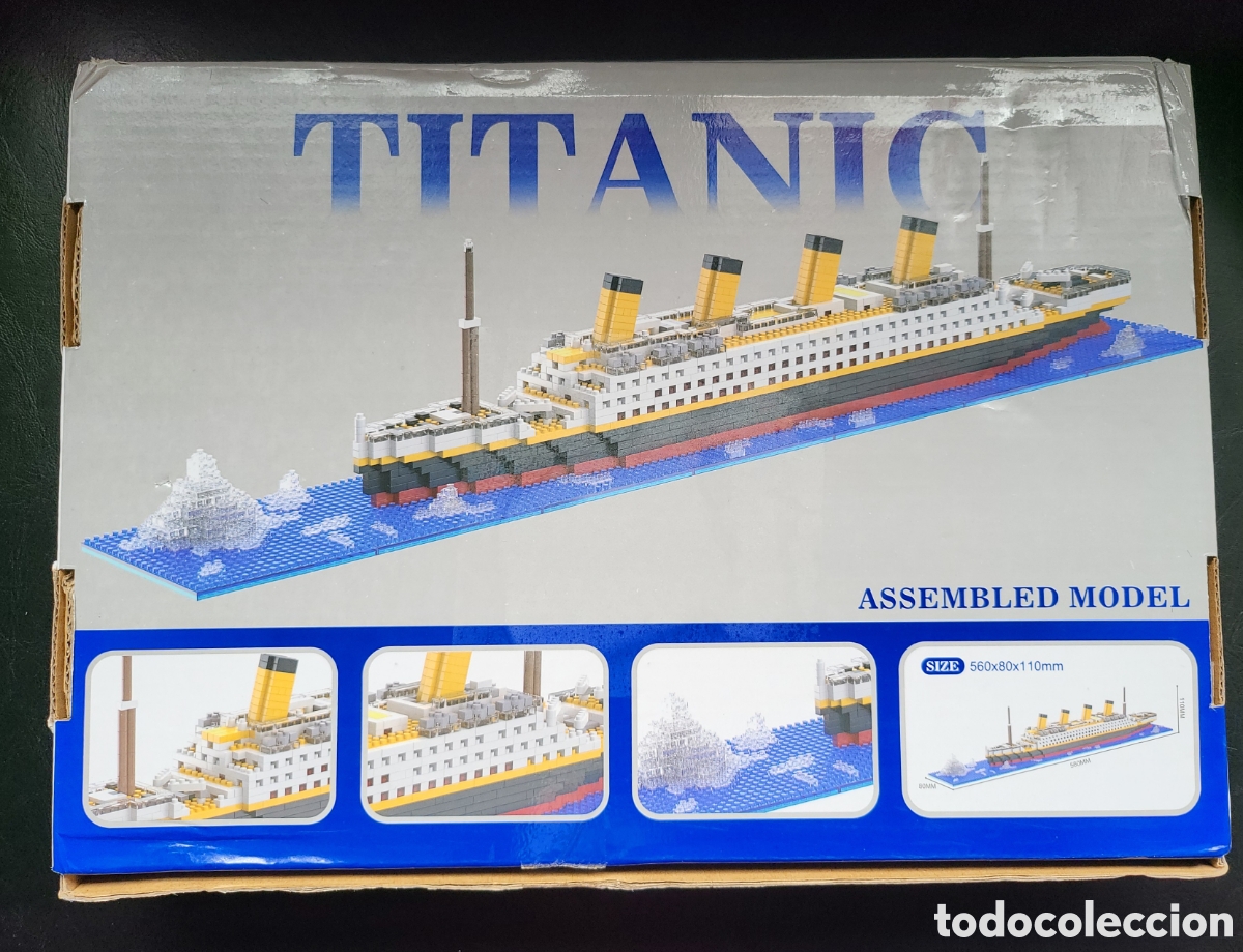 Juguetes antiguos y Juegos de colecci&oacute;n: titanic en bloques rompecabezas nuevo