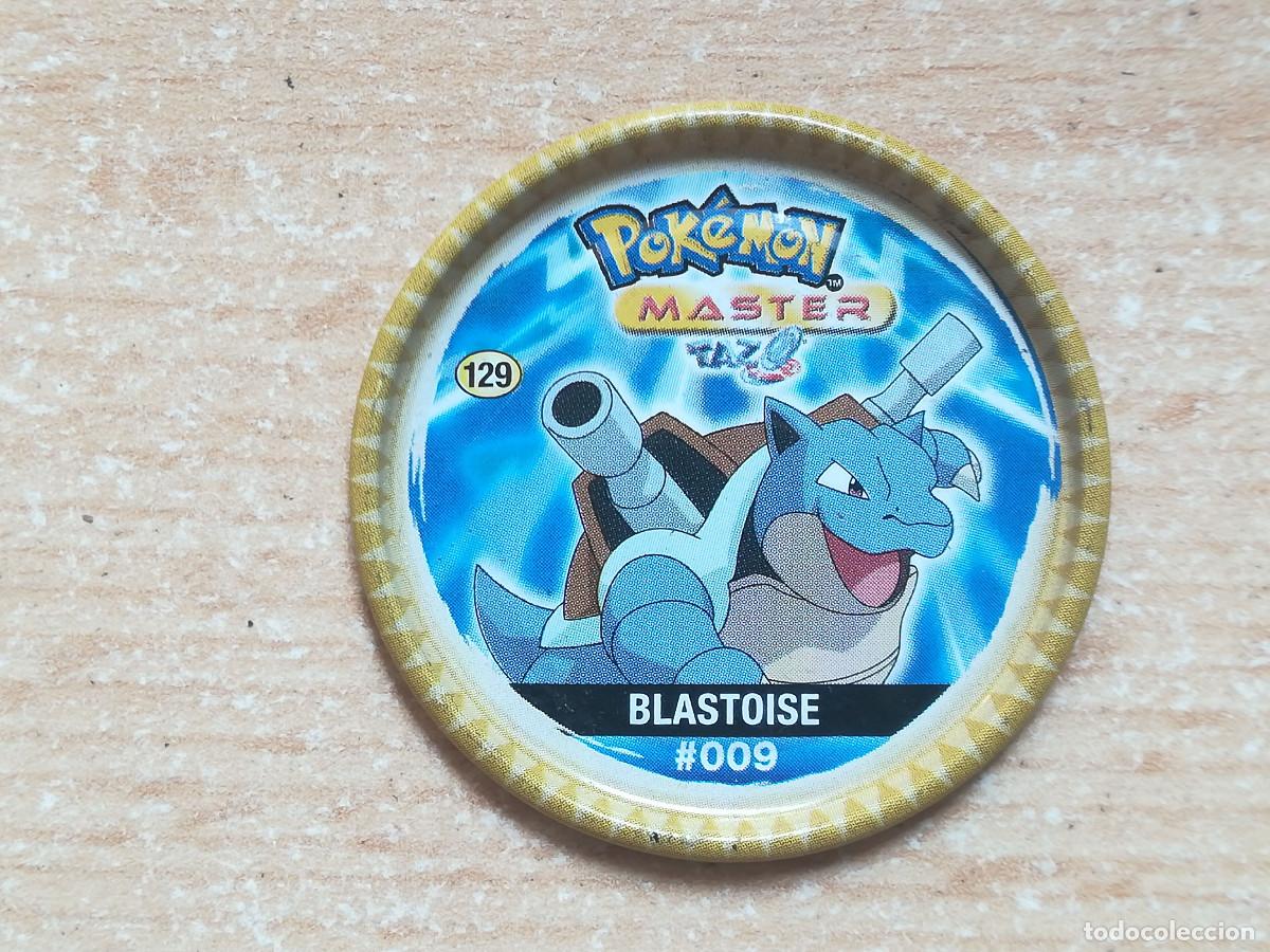 Juguetes antiguos y juegos de colecci&oacute;n: Master Tazo Metal Pokemon N&ordm; 129 #009 Blastoise. Nintendo 2006 / Chipicao.