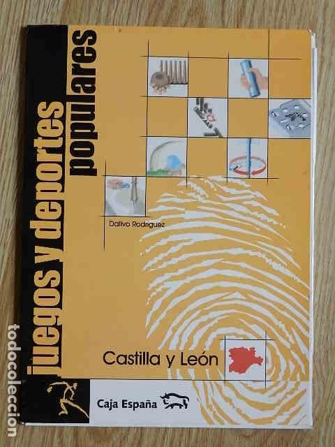 Juguetes antiguos y juegos de colecci&oacute;n: Carpeta con l&aacute;minas Juegos y deportes populares Castilla y Le&oacute;n Dativo Rodr&iacute;guez Caja Espa&ntilde;a
