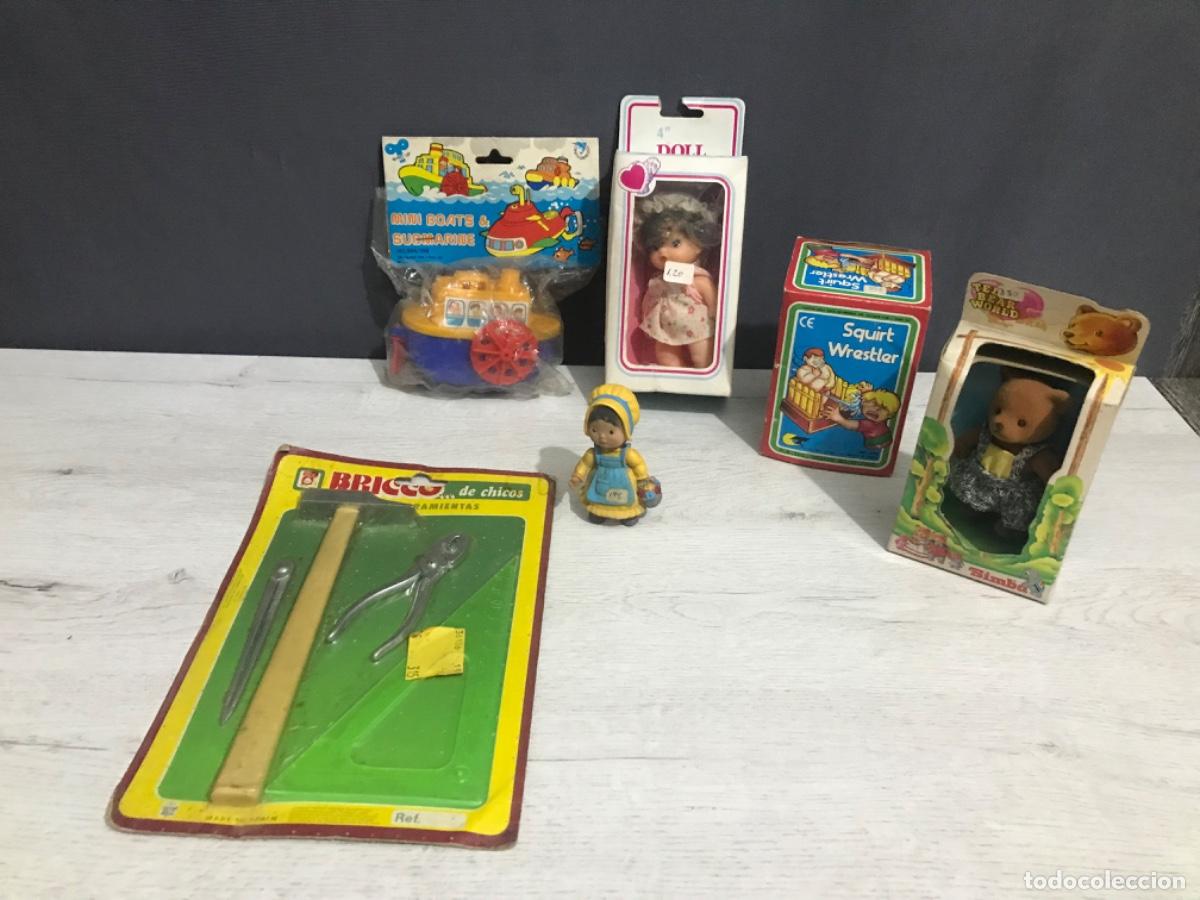 Antique Toys and Collectible Games: Lote de antiguos juguetes varios en su bl&iacute;ster
