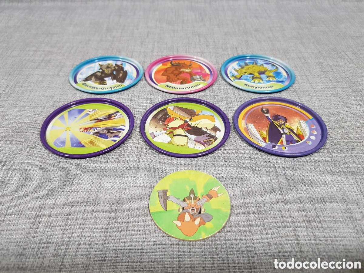 Juguetes antiguos y Juegos de colecci&oacute;n: RAPPERS TAZO DIGIMON A&Ntilde;O 2000 Y 2001