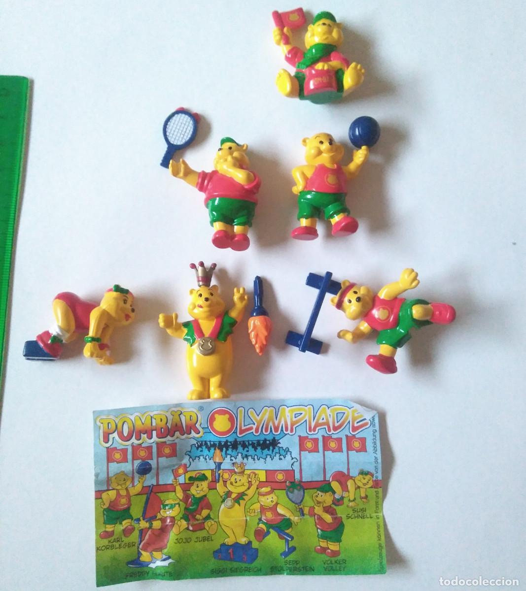 Juguetes antiguos y juegos de colecci&oacute;n: pom bar olimpiadas figura escala miniatura deportes mini antorcha tenis mu&ntilde;equito figurita mu&ntilde;eco