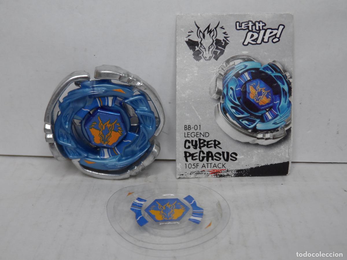 Beyblade Metal Fusion Legend Cyber Pegasus 105F – BB01 – Hasbro Neuf