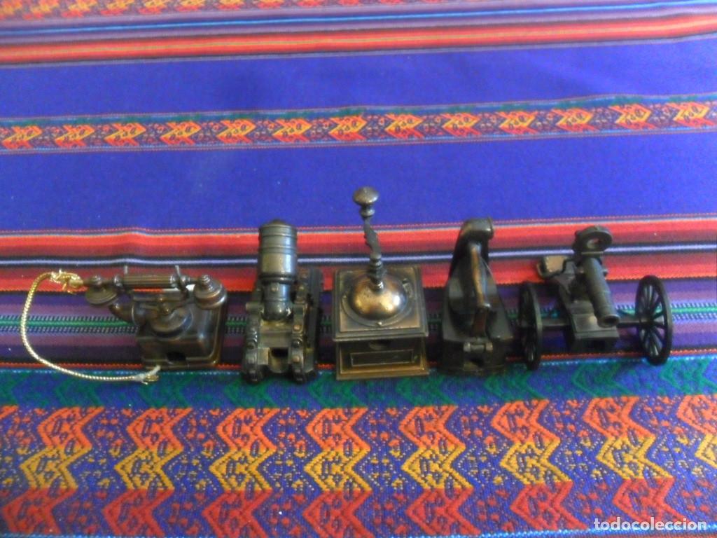 Juguetes antiguos y Juegos de colecci&oacute;n: SACAPUNTAS PLAY ME MOLINETE, CA&Ntilde;&Oacute;N, BOMBARDA, PLANCHA Y TEL&Eacute;FONO.