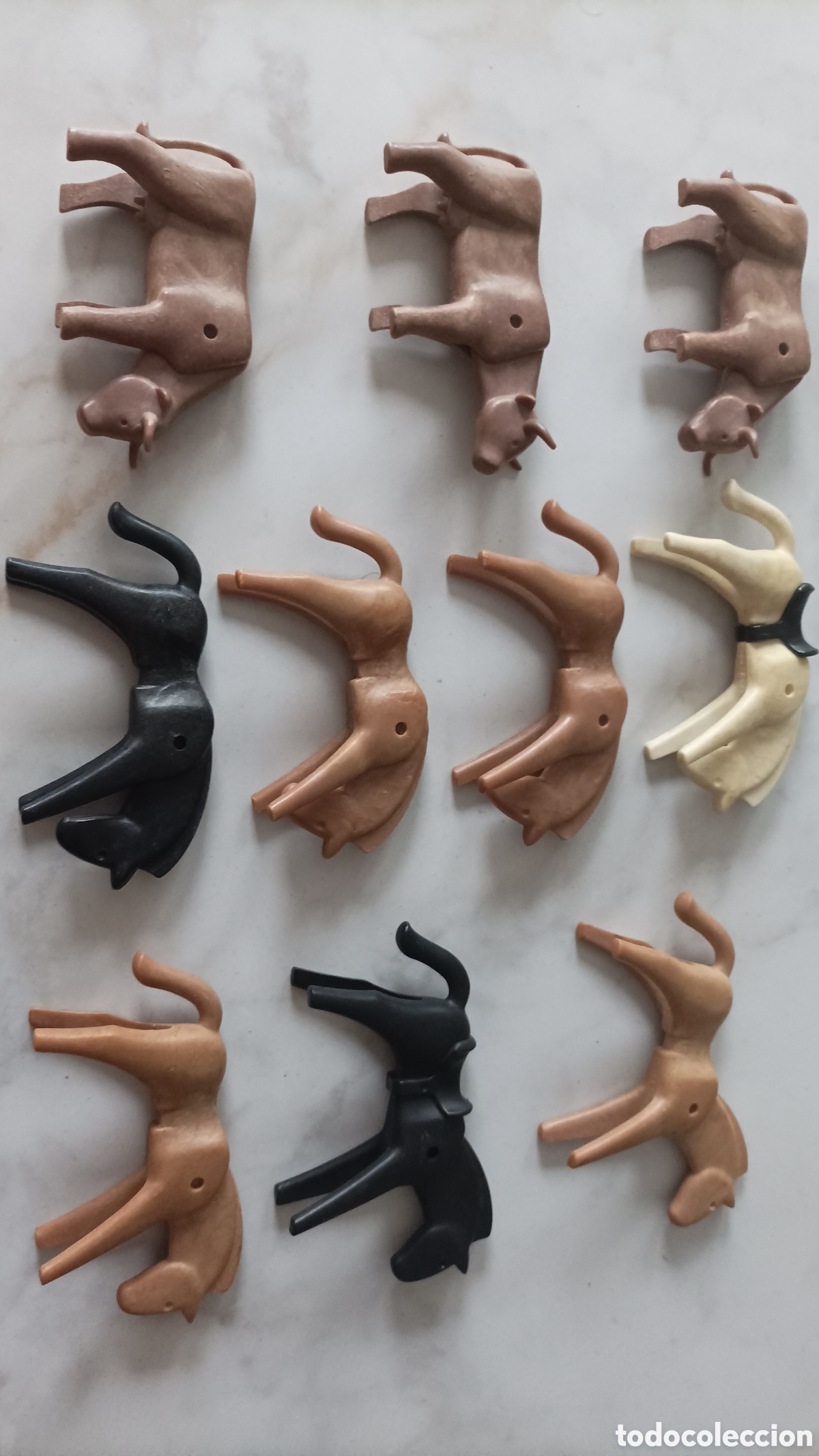 Juguetes antiguos y Juegos de colecci&oacute;n: Lote caballos creo Playmobil