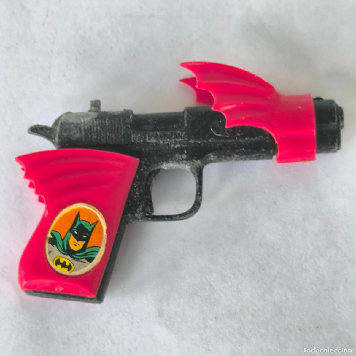Juguetes antiguos y juegos de colecci&oacute;n: PISTOLA PAM PAM DE BATMAN MARCA REDONDO. A&Ntilde;OS 60 O 70. DE PISTONES