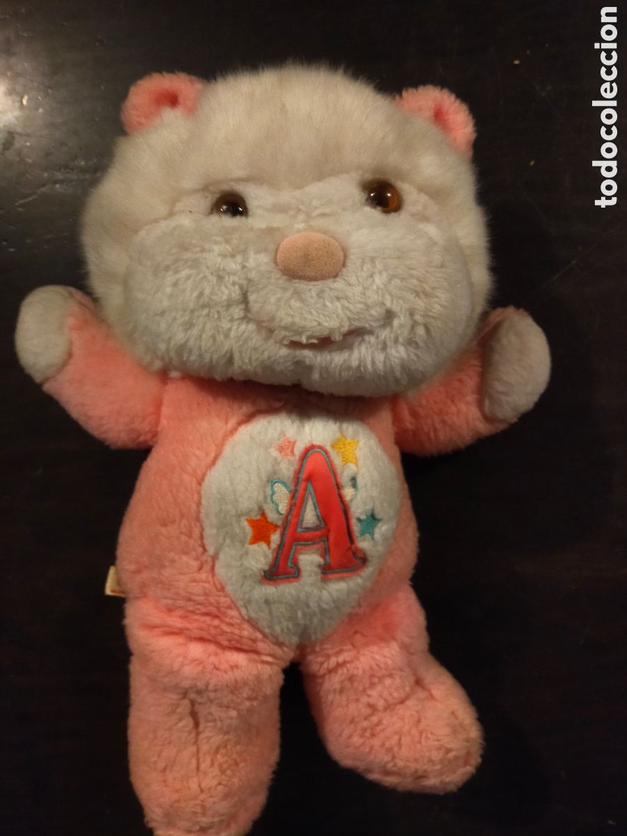 Juguetes antiguos y Juegos de colecci&oacute;n: Peluche rosa oso amoroso vir