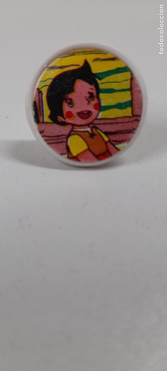 Juguetes antiguos y Juegos de colecci&oacute;n: ANILLO DE HEIDI , REALIZADO EN PLASTICO Y PAPEL . ORIGINAL A&Ntilde;OS 70
