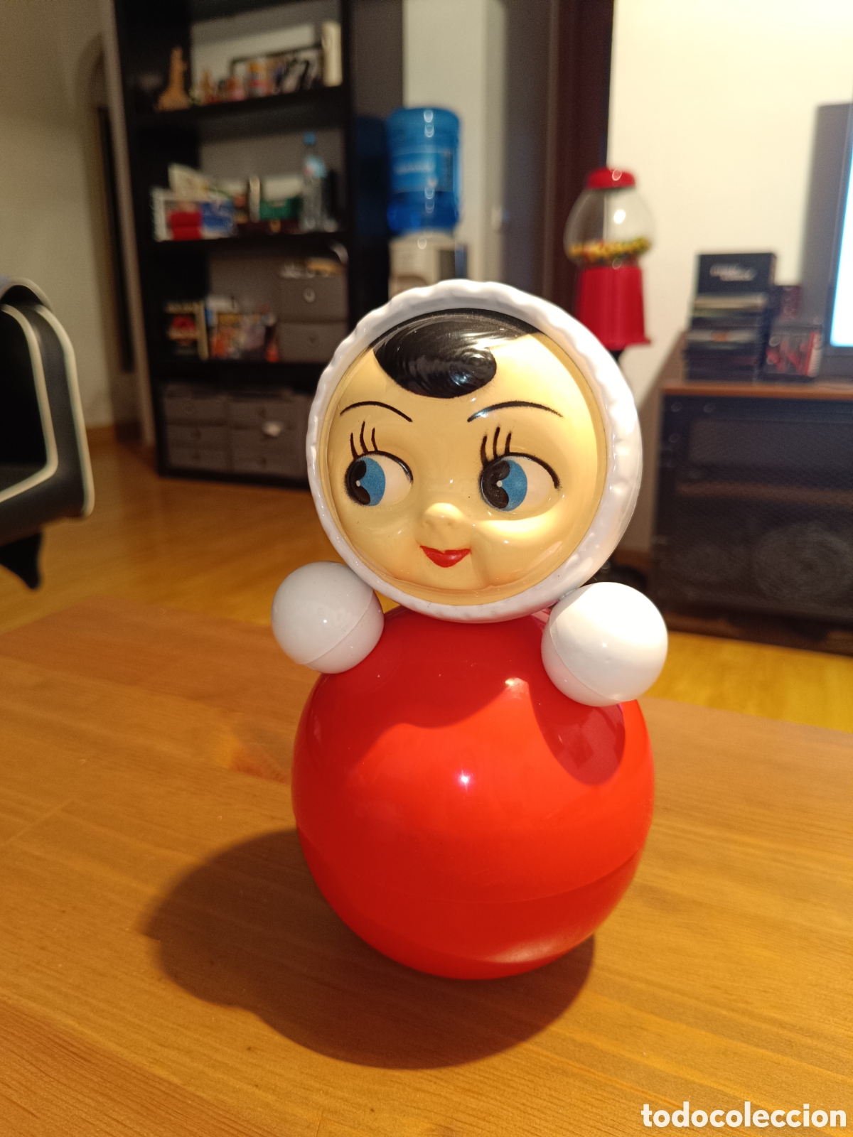 Brinquedos antigos e Jogos de cole&ccedil;&atilde;o: Antiguo mu&ntilde;eco tentetieso musical estilo Kewpie