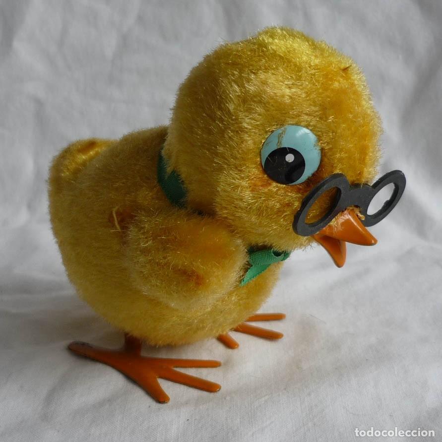 Antique Toys and Collectible Games: Pollito a cuerda funcionando