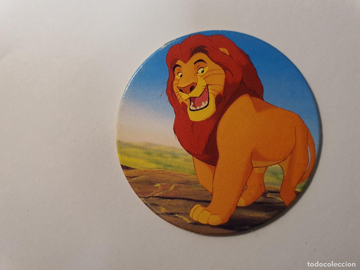 Juguetes antiguos y Juegos de colecci&oacute;n: TAZO PANINI CAPS - DISNEY EL REY LEON - TRASERA LEEUWEKONING - N&ordm; 6