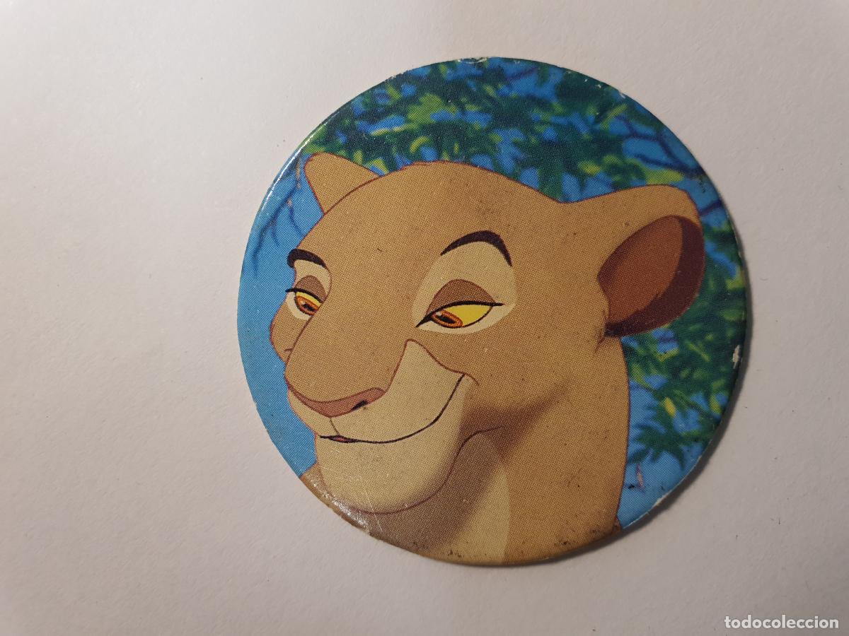 Juguetes antiguos y Juegos de colecci&oacute;n: TAZO PANINI CAPS - DISNEY EL REY LEON - TRASERA LEEUWEKONING - N&ordm; 10