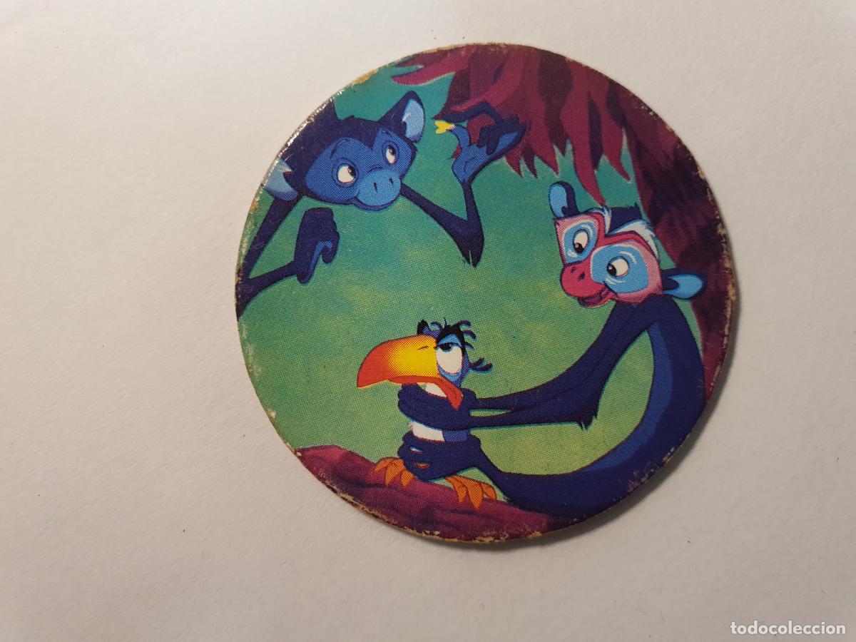 Juguetes antiguos y Juegos de colecci&oacute;n: TAZO PANINI CAPS - DISNEY EL REY LEON - TRASERA LEEUWEKONING - N&ordm; 14